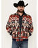 Image #1 - Rock & Roll Denim Men's Bomber Southwestern Zip Jacket, Navy, hi-res