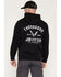 Image #1 - Thorogood Men's Job-Fitted Hooded Sweatshirt, Black, hi-res