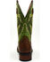 Image #5 - Dan Post Men's Leon Crazy Horse Performance Leather Western Boot - Broad Square Toe, Green, hi-res