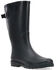 Image #1 - Western Chief Women&rsquo;s Matte Wide Calf Tall Rain Boots, Black, hi-res