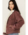 Image #2 - Levi's Women's 90's Corduroy Sherpa Lined Trucker Jacket , Mauve, hi-res