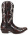 Image #2 - Dan Post Men's Emilio Outlay Western Boots - Snip Toe , Black, hi-res