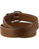 Image #3 - Justin Men's Classic Western Leather Belt, Brown, hi-res