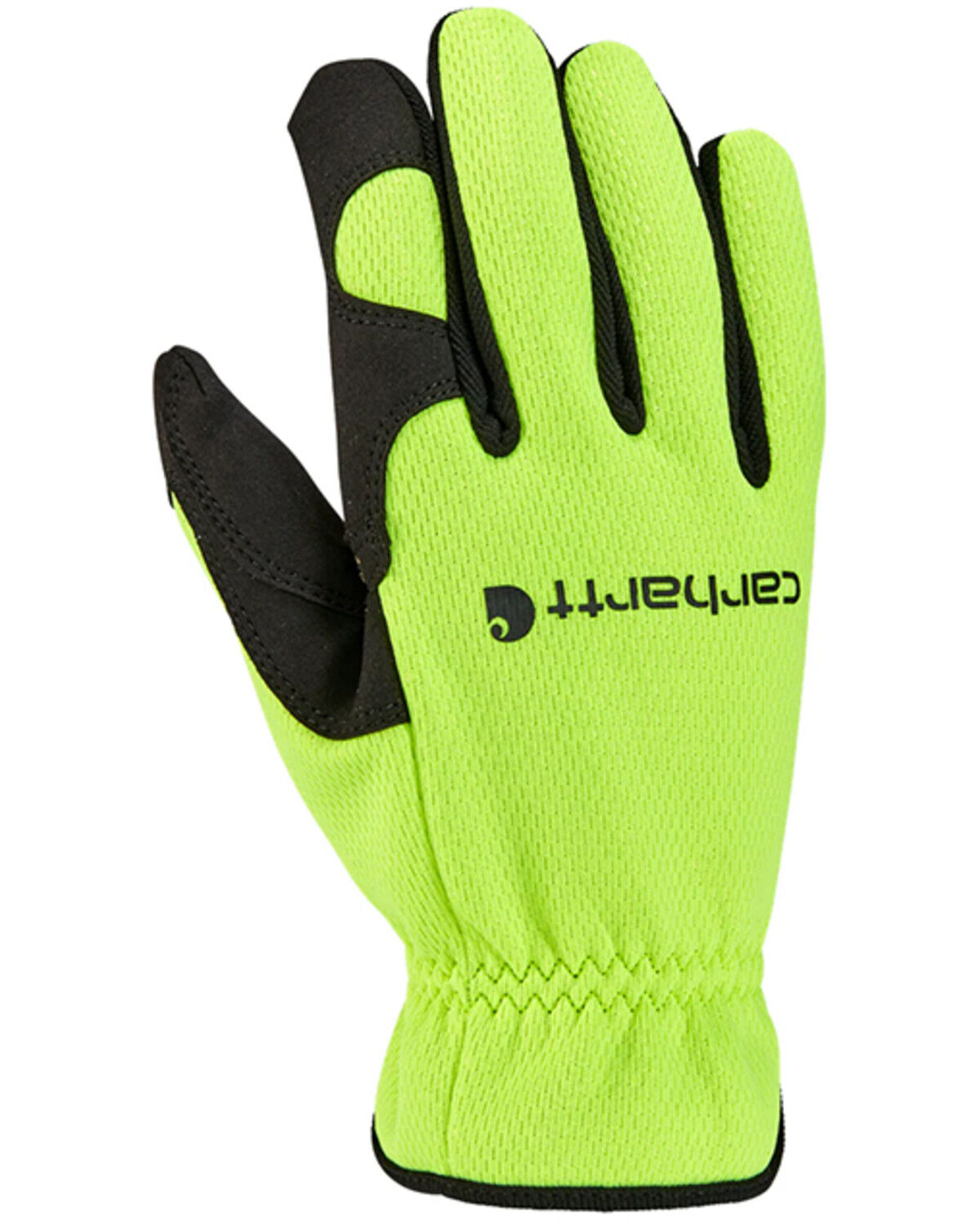 Carhartt High Dexterity Open Cuff Gloves, Neon Green, hi-res