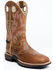 Image #1 - Shyanne Women's Xero Gravity Waterproof Lite Western Performance Boots - Broad Square Toe, Brown, hi-res