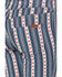 Image #4 - Rock & Roll Denim Americana Striped Flare Jeans , Navy, hi-res