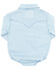 Image #4 - Wrangler Infant Boys' Long Sleeve Collared Onesie, Blue, hi-res