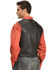 Image #2 - Scully Men's Lamb Leather Vest, Black, hi-res