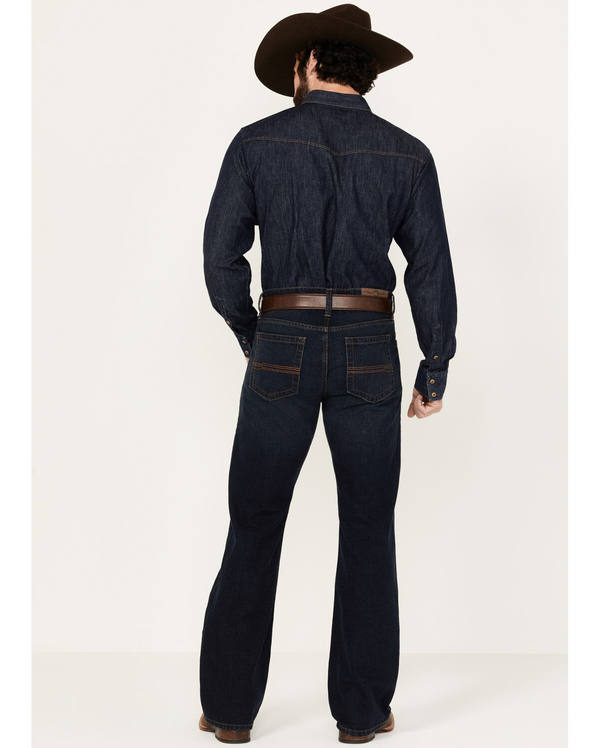 Image #3 - Cody James Men's Reiner Wash Duke Relaxed Bootcut Denim Jeans, Dark Wash, hi-res