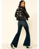 Image #2 - Mauritius Women's Christy Scatter Star Leather Jacket, Black, hi-res