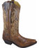 Image #1 - Smoky Mountain Women's Madison Western Boots - Snip Toe, Brown, hi-res