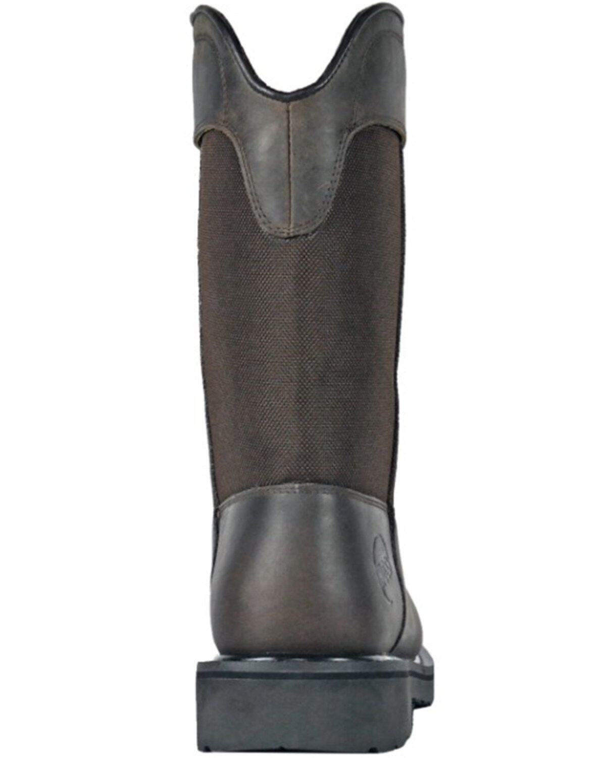 Image #5 - Hoss Men's Buck Wellington Work Boots - Steel Toe, Brown, hi-res