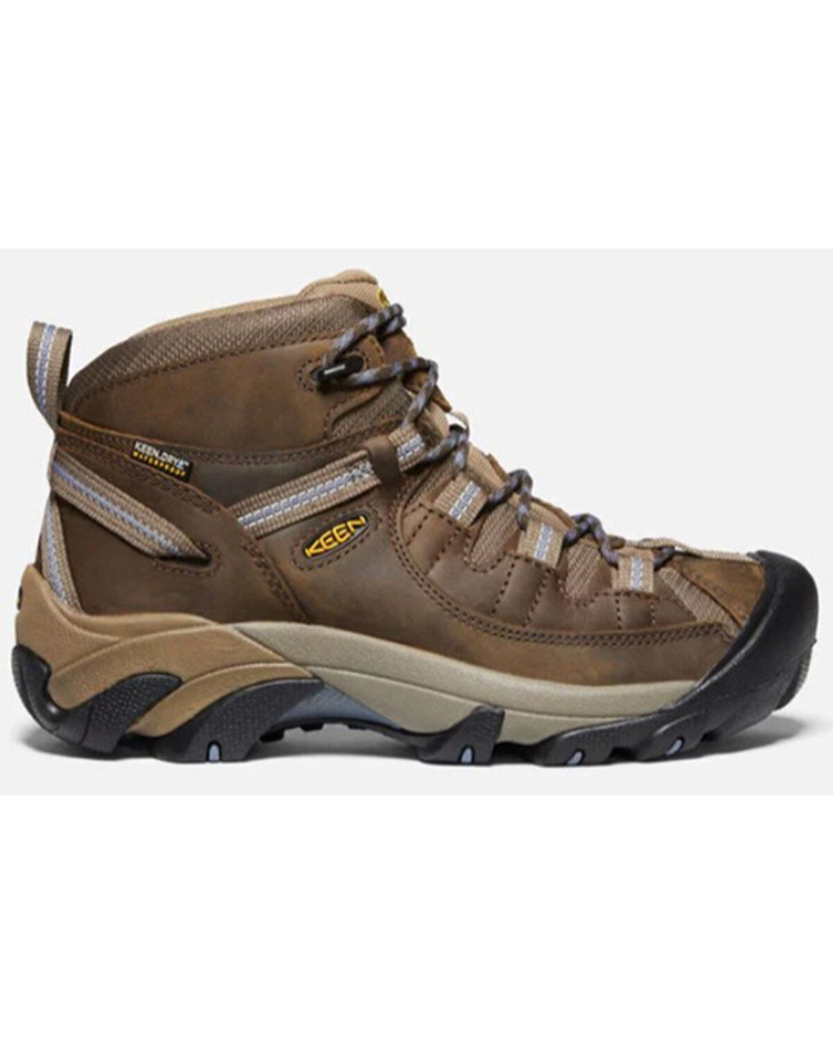 Image #1 - Keen Women's Targhee II Waterproof Hiking Boots - Soft Toe, Brown, hi-res