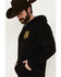 Image #3 - Howitzer Men's Skeleton Tread Heavyweight Hooded Sweatshirt , Black, hi-res