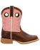 Image #2 - Durango Boys' Lil' Rebel Pro Western Boots - Broad Square Toe, Chestnut, hi-res