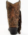 Image #5 - Laredo Women's Sweet Water Inlay Western Fashion Booties - Snip Toe, Dark Brown, hi-res