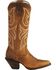 Image #2 - Crush by Durango Women's Jealousy Performance Western Boots - Square Toe, Cognac, hi-res
