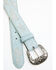 Image #2 - Shyanne Women's Embroidered Floral Belt, Light Blue, hi-res