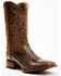 Image #1 - Cody James Men's Cobra Brown Exotic Western Boots - Broad Square Toe, Brown, hi-res