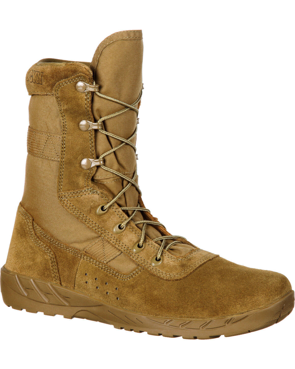 Rocky Men's C7 CXT Lightweight Commercial Military Boot - Soft Toe, Brown, hi-res