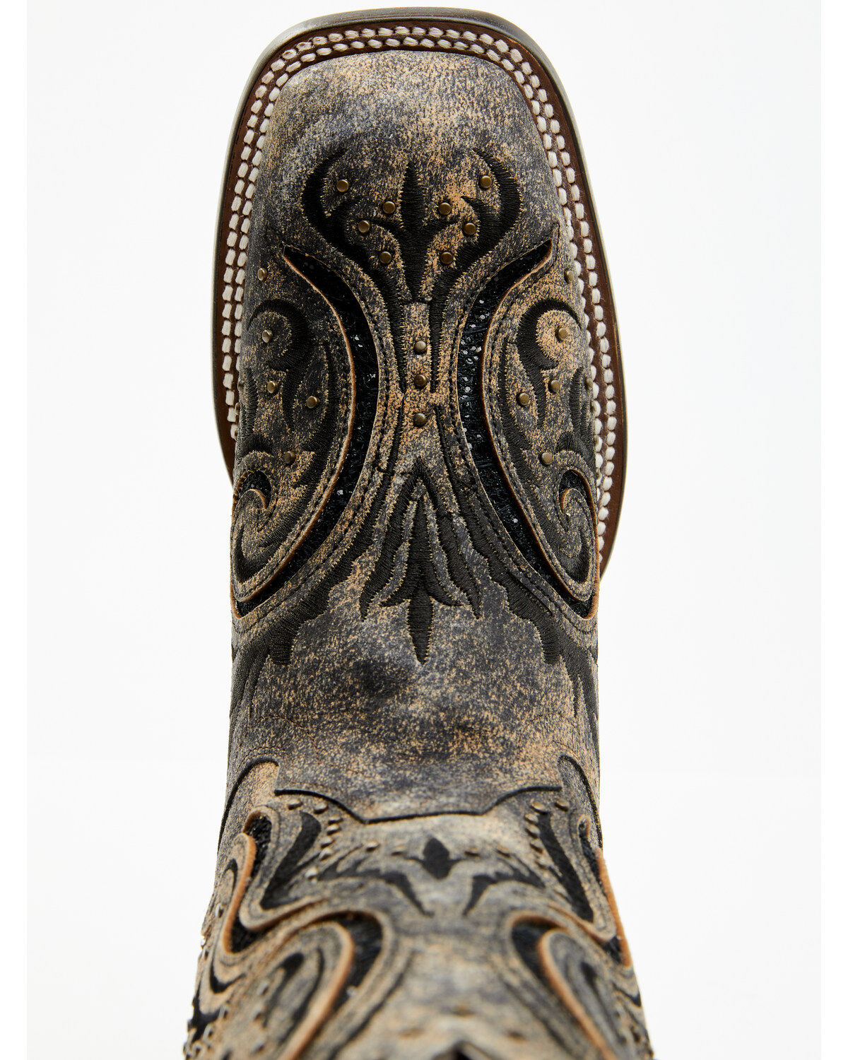 Image #6 - Shyanne Women's Glenna Western Boots - Broad Square Toe, Brown, hi-res