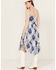 Image #4 - Wrangler Retro Women's Paisley Print Midi Dress , Light Blue, hi-res