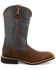 Image #2 - Twisted X Boys' Top Hand Western Boots - Broad Square Toe, Brown/blue, hi-res