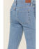 Image #4 - Shyanne Girls' Seraphina Medium Wash Blocked Flare Comfort Stretch Denim Jeans , Medium Wash, hi-res