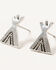 Image #7 - Shyanne Women's Mystic Summer 6pc Arrow Earring Set, Silver, hi-res