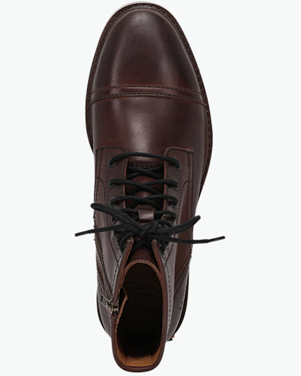 Image #6 - Frye Men's Paul Mid Lace Casual Boots - Round Toe, Brown, hi-res