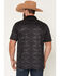 Image #4 - RANK 45&reg; Men's Tonal Southwestern Print Short Sleeve Button-Down Polo Shirt, Charcoal, hi-res