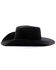 Image #3 - Serratelli 6X Cattleman Fur Felt Cowboy Hat, Black, hi-res