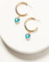 Image #3 - Shyanne Women's Hoop Earring Set - 3 Piece , Gold, hi-res