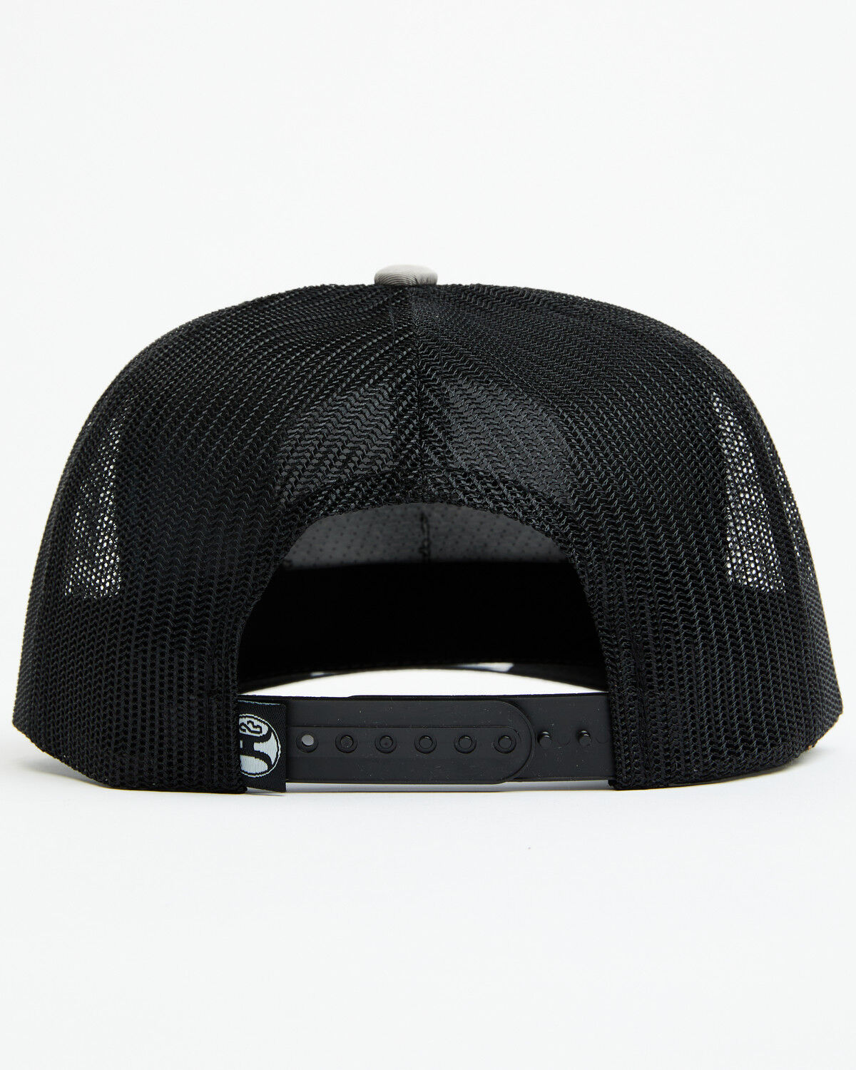 Image #3 - Hooey Men's Salado Logo Trucker Cap, Black/grey, hi-res