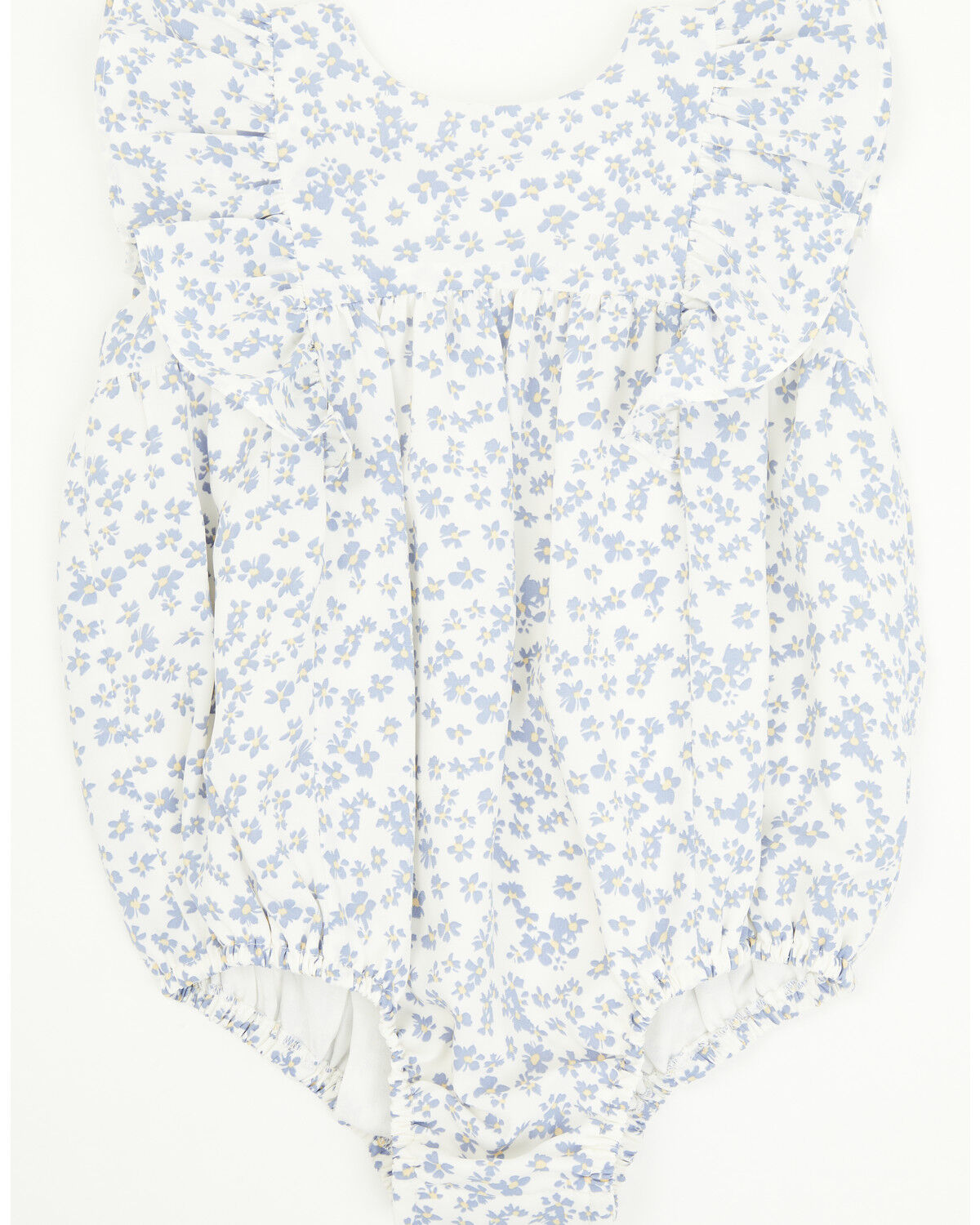 Yura Infant Girls' Printed Puff Sleeve Onesie, Blue, hi-res