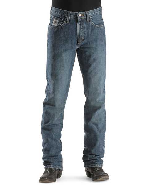 Image #2 - Cinch Men's Silver Label Slim Fit Jeans, Indigo, hi-res