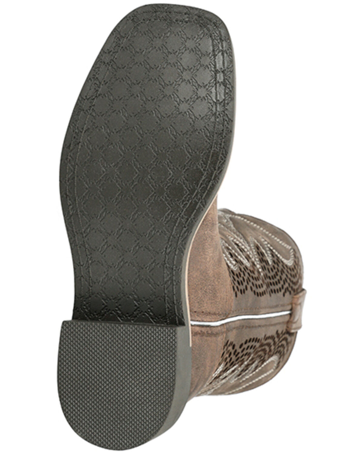 Image #7 - Smoky Mountain Girls' Willow Western Boots - Broad Square Toe, Brown, hi-res