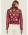 Image #4 - Mauritius Women's Christy Scatter Star Leather Jacket, Hot Pink, hi-res