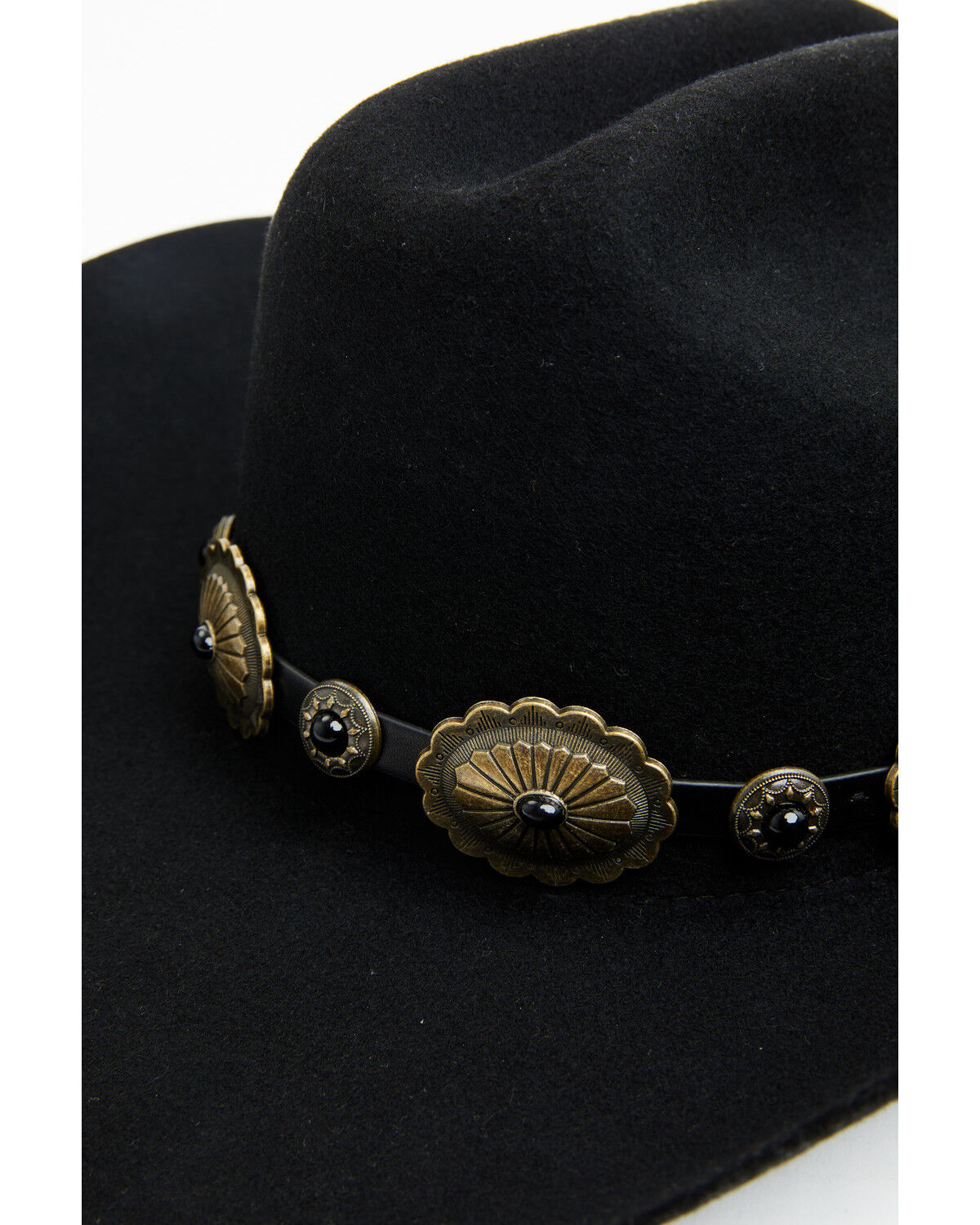 Image #2 - Idyllwind Women's Concho Wool Felt Cowboy Hat, Black, hi-res