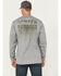 Image #1 - Hawx Men's FR Tread Long Sleeve Graphic Work T-Shirt, Medium Grey, hi-res