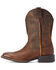 Image #2 - Ariat Men's Sport Rambler Bartop Western Boots - Broad Square Toe, Brown, hi-res