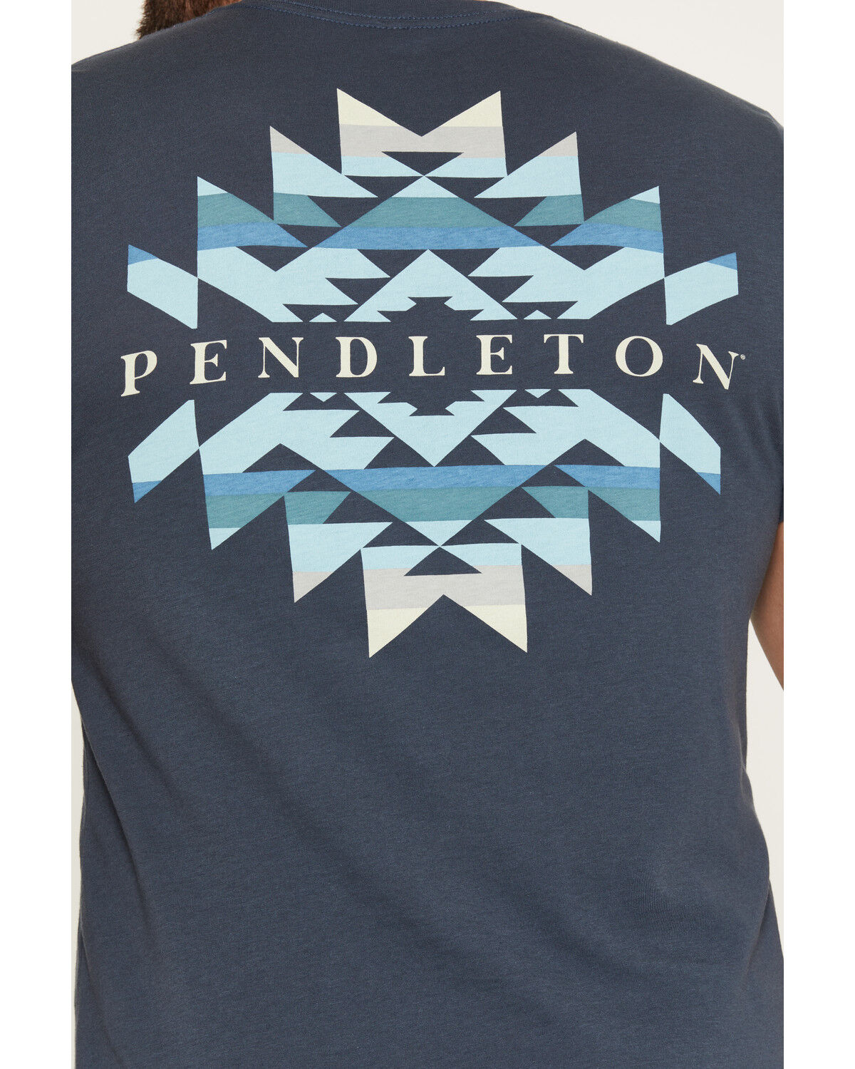 Image #4 - Pendleton Men's Logo Short Sleeve Graphic T-Shirt, Blue, hi-res