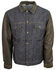 Image #1 - STS Ranchwear Boys' Mustang Leather Denim Jacket, Blue, hi-res