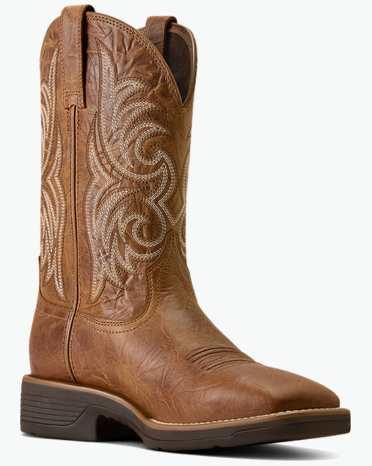 Image #1 - Ariat Men's Ranger Performance Western Boots - Broad Square Toe, Brown, hi-res