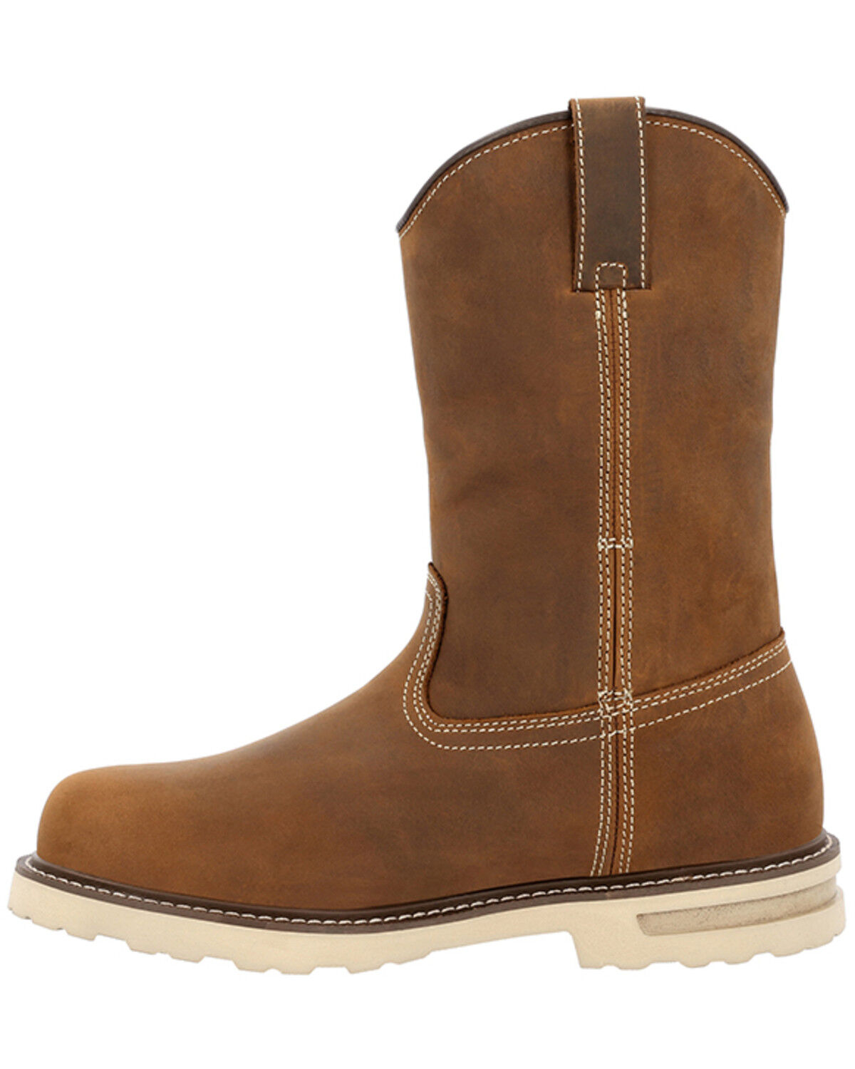 Image #3 - Rocky Men's Grindstone XTR Wellington Waterproof Work Boots - Soft Toe, Russett, hi-res