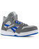 Image #1 - Reebok Men's High Top Work Shoes - Composite Toe, Grey, hi-res