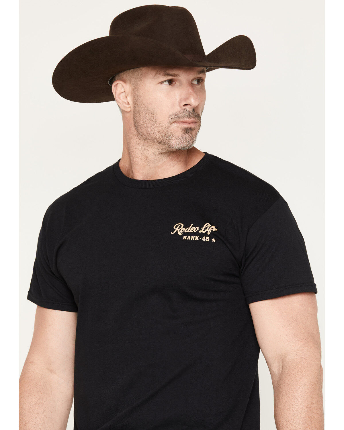 Image #3 - RANK 45&reg; Men's Build A Legend Short Sleeve Graphic T-Shirt, Black, hi-res