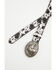 Image #2 - Shyanne Girls' Josie Cow Print Horse Plaque Buckle Belt, Black, hi-res