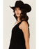 Image #2 - Revel Women's Knit Bodice Tiered Short Mini Dress, Black, hi-res