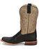 Image #3 - Tony Lama Men's Luciano Western Boots - Broad Square Toe , Black, hi-res